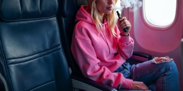 Drygt hälften av alla e-cigaretter packas i hatthyllor eller incheckade väskor – platser där ett överhettat batteri kan vara svårare att upptäcka i tid.
BILD: AI-genererad med Freepik