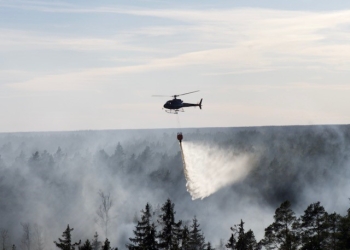 Under 2025 aktiverades MSB:s helikoptrar och skopande flygplan 116 gånger - dubbelt så många som under samma period 2024. BILD: MSB