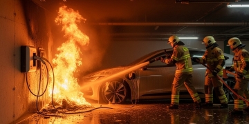 Ny forskning visar hur elbilsbränder bör släckas: prioritera kupébranden och undvik att dränka batteriet vid termisk rusning.